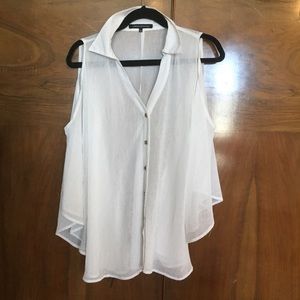 Foreign exchange white blouse-never worn